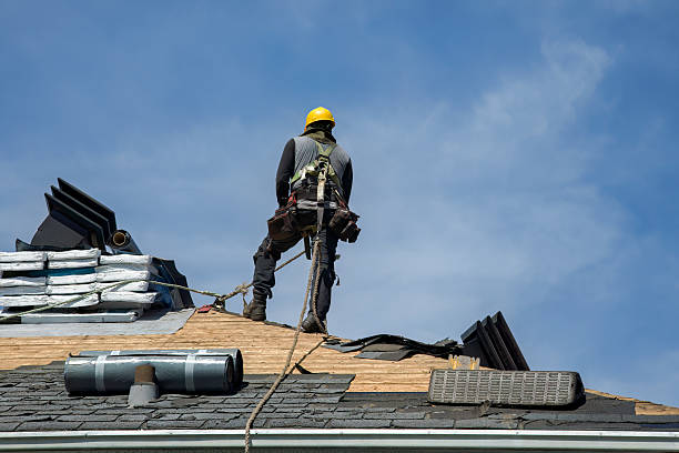 Professional Roofing technician working in Warriors Mark, PA